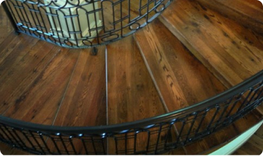 Hardwood Flooring 5 Custom Hardwood Stairs Image
