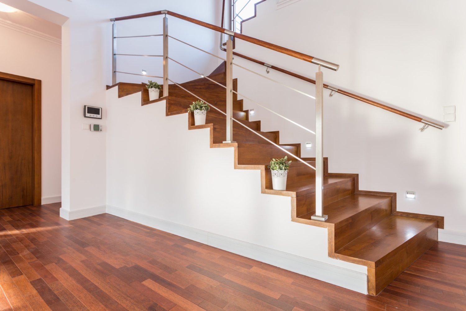 Custom Hardwood Stairs Img 1